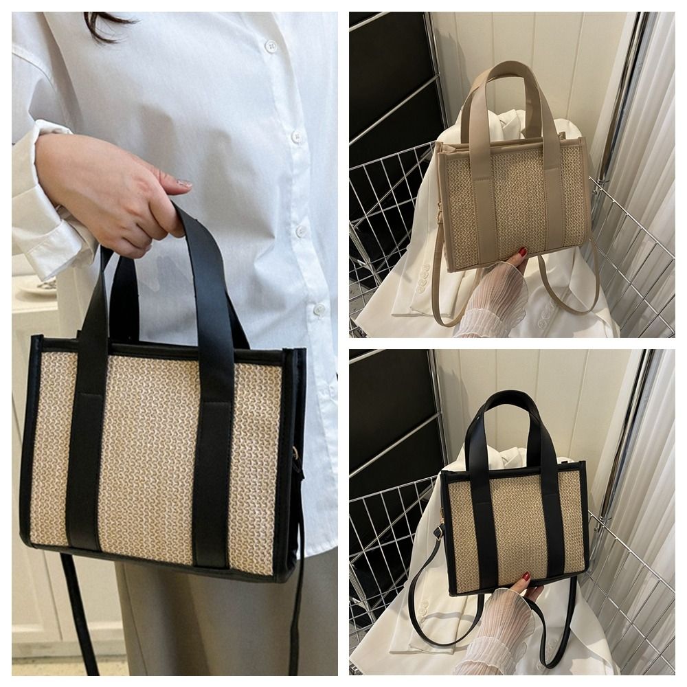 Woven Everyday Leather Shoulder Bag