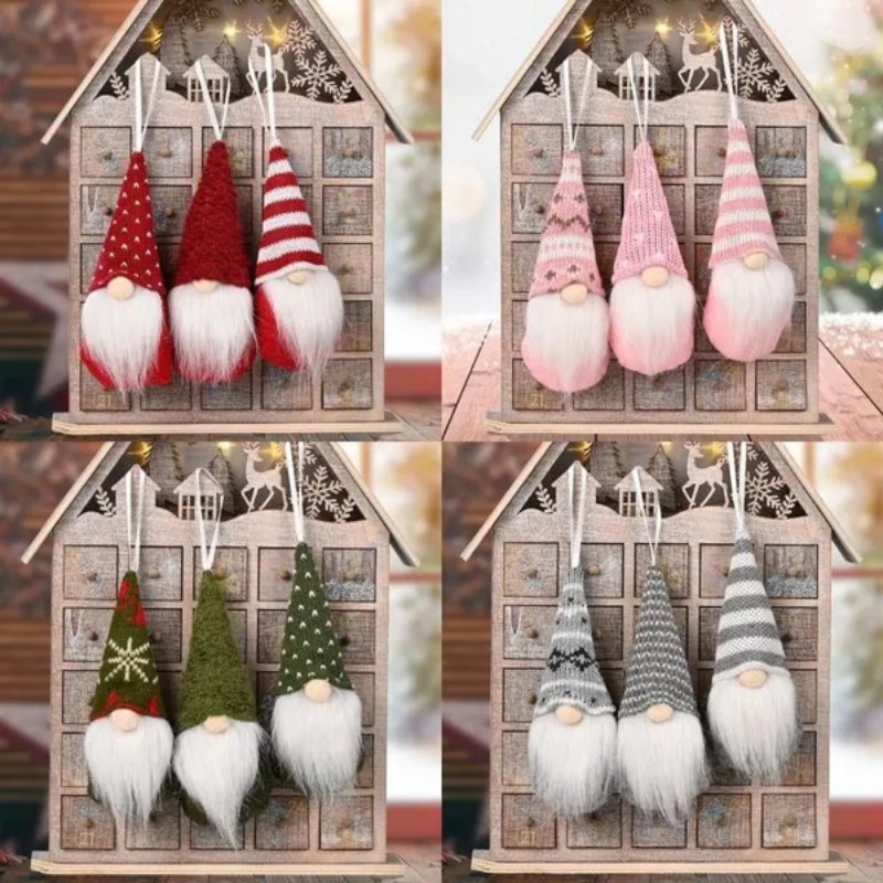 Christmas Decorations Christmas Knitted Small Pendant - Temu