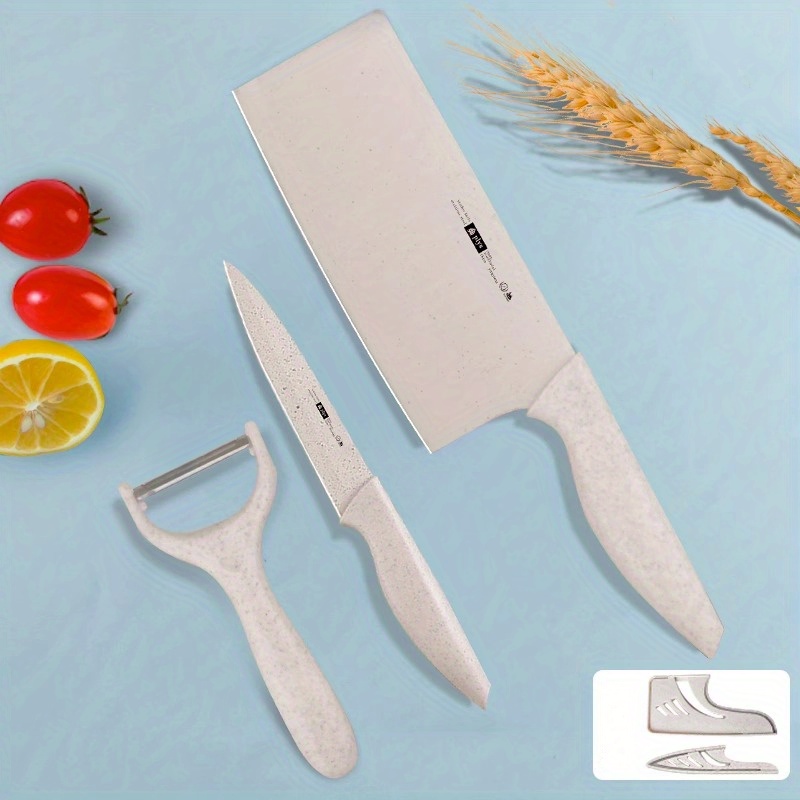 Stainless Steel Pocket Knife Set With Melon Planer Fruit Knife