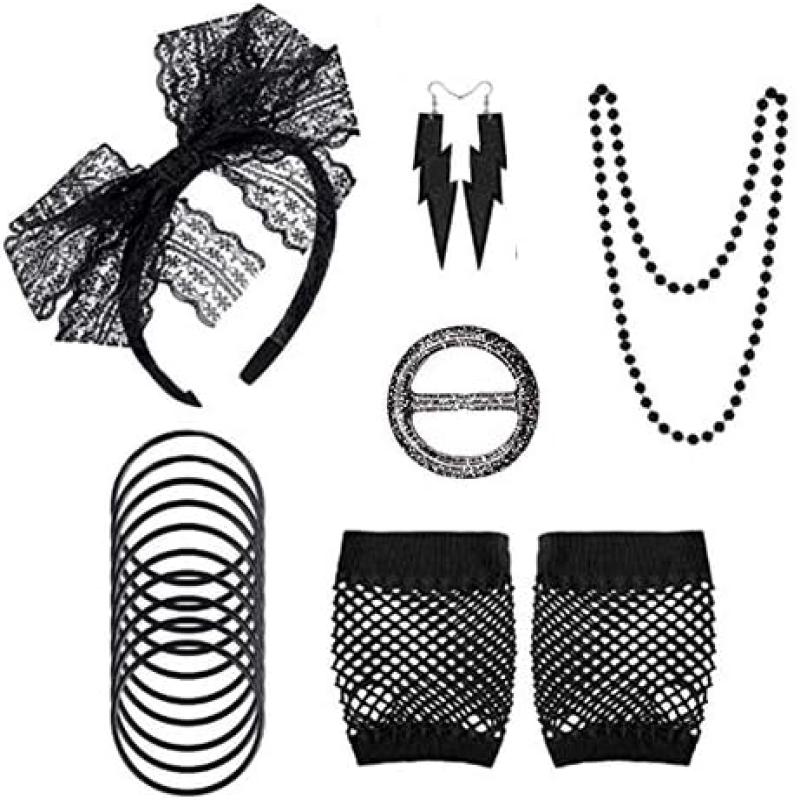 Set Y2k Set Accessori Costumi Anni '80 Set Abbigliamento - Temu Italy