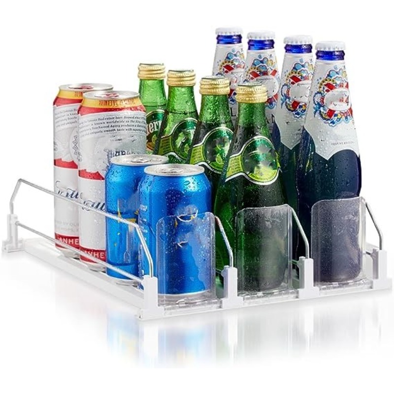 Porta Latas para Refrigerador  Botellas de bebidas, Latas, Organizadores