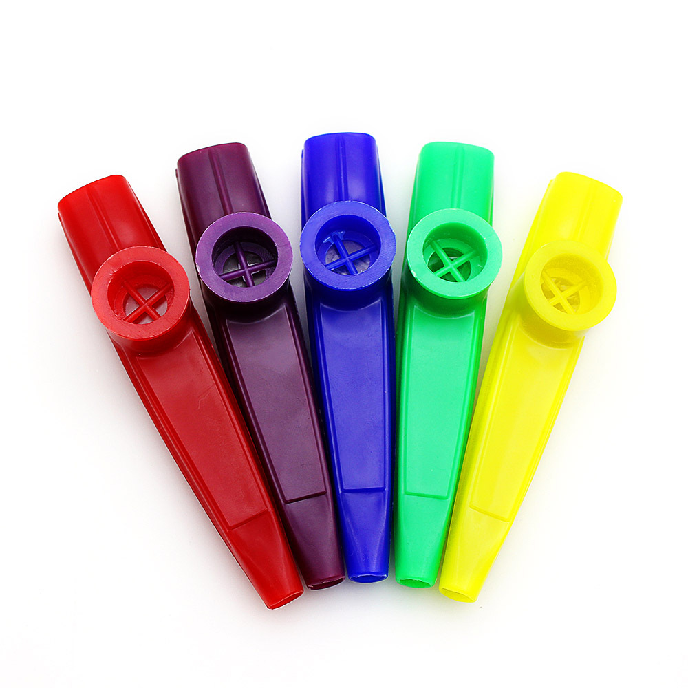 10PCS/SET Random Color Plastic Kazoo Instrument Gift Instrument