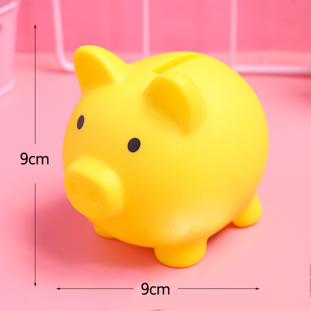  Piggy Bank,Creative Golden Plastic Large Capacity Cute Pig Bank  Pig Toy Anti-Fall Coin Money Cash Collectible Saving Box,Great Children,Kid  : Toys & Games