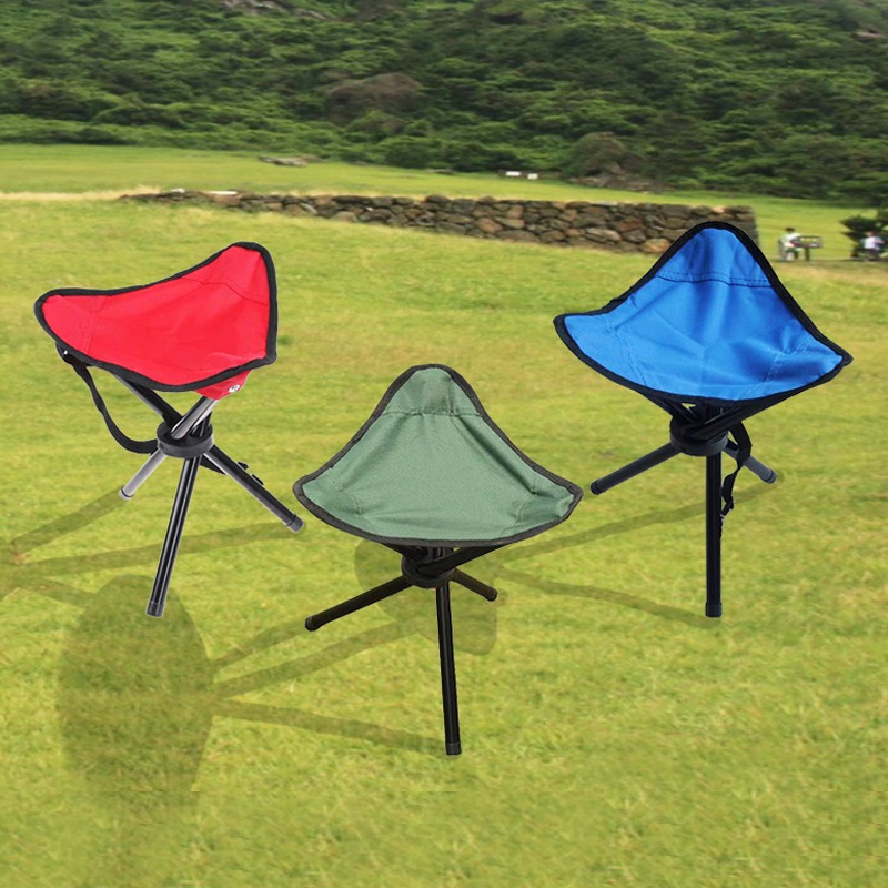 1pc Triangle Folding Stool Portable Folding Three Legged Stool For For  Outdoor Camping Fishing, Shop The Latest Trends