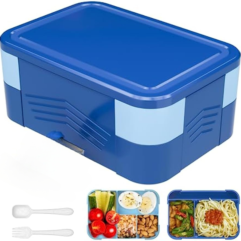 Bento Box, Adult Lunch Box, Lunch Containers For Adults/teens, 4  Compartment Bento Lunch Box, Microwave & Dishwasher & Freezer Safe, Bpa  Free, Blue, , Green - Temu