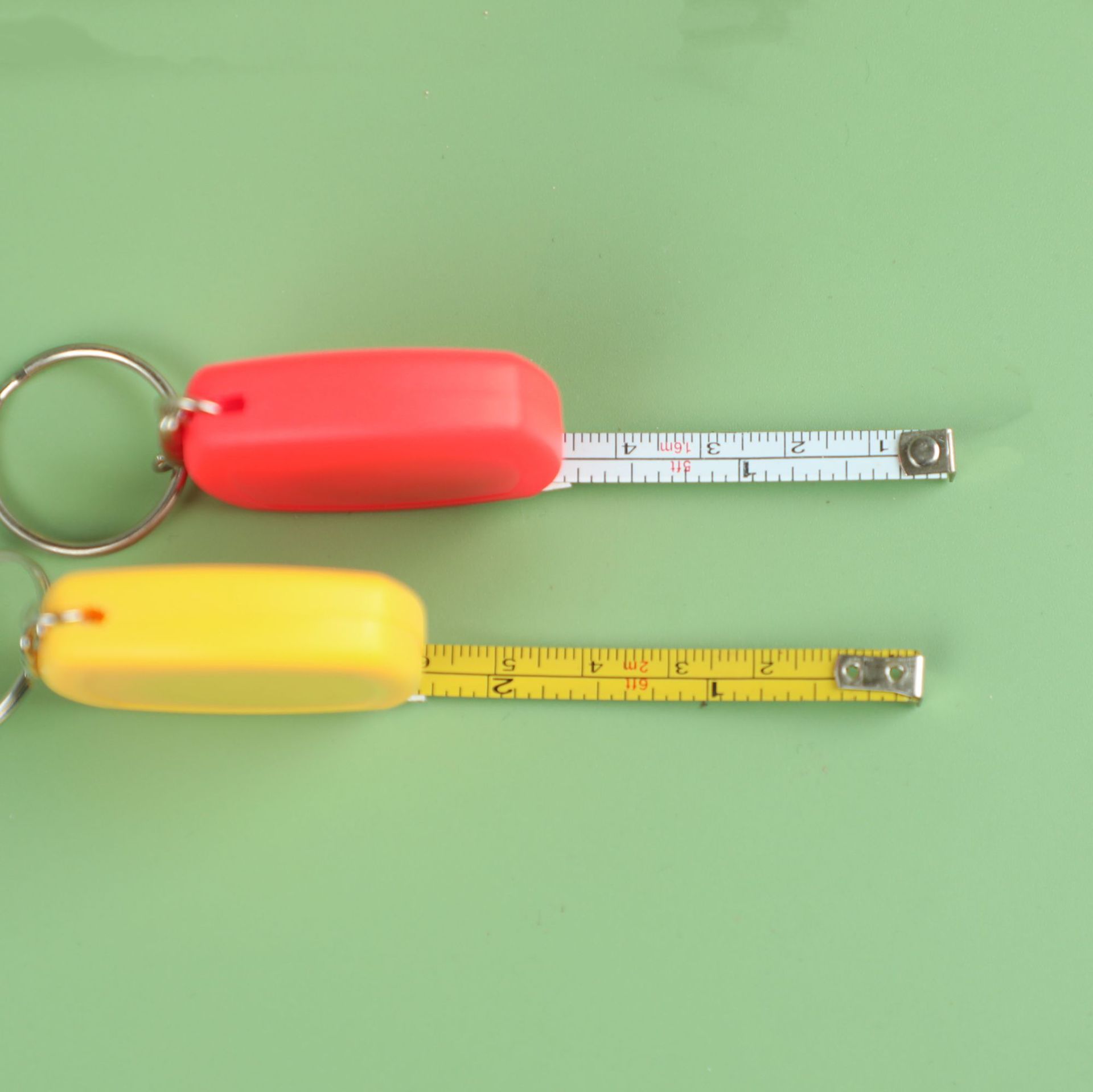 Keychain Retractable Level Measuring Tape - AIGP5564 - IdeaStage  Promotional Products