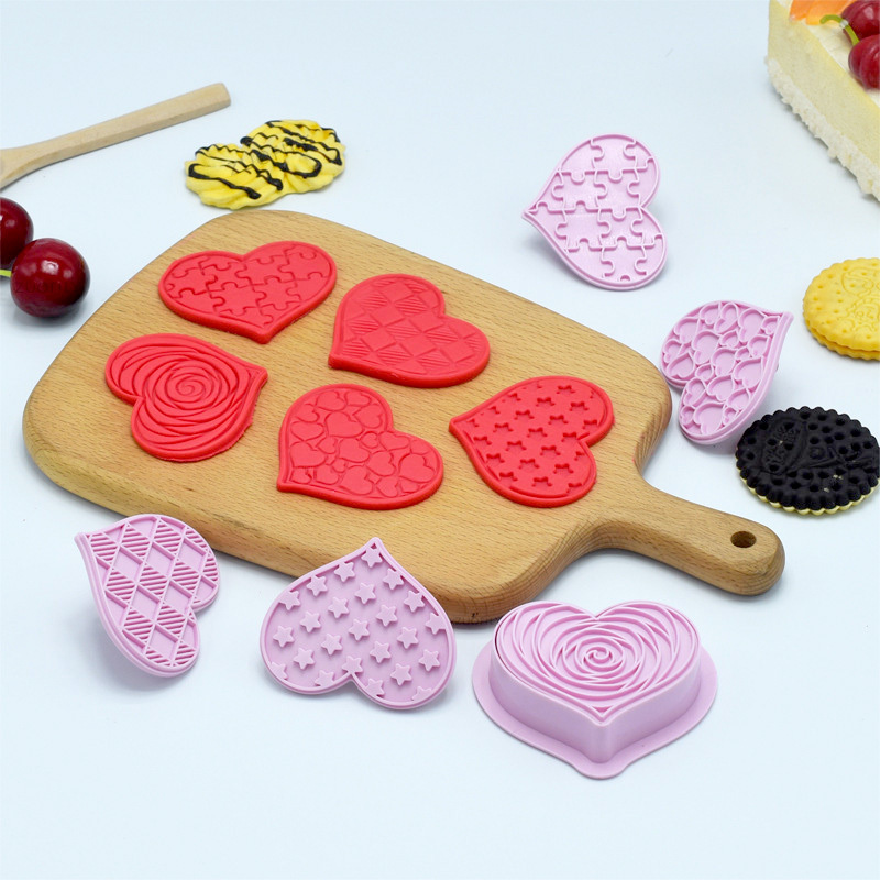 Heart shaped Cookie Cutters Valentine's Day Love Wedding - Temu