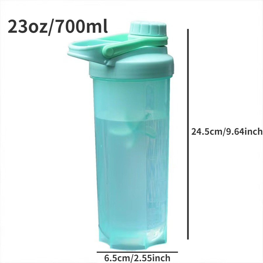 New 700ml Protein Powder Bottle Shake Cup Large Capacity Water