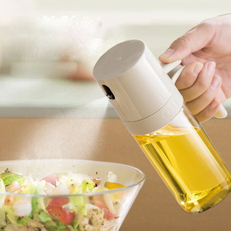 Oil Sprayer For Cooking 2 In 1 Oil Dispenser Oil Spray Bottle For Cooking,  Kitchen 500ml