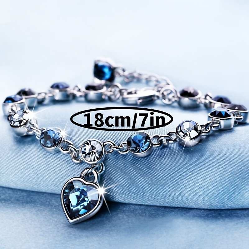 Vintage Eternal Love Heart Infinity Charm Bracelet, Multilayer