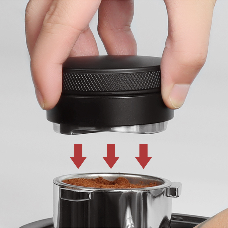 Distribuidor de café de 2.087 in y manipulador, nivelador de café de doble  cabeza 2 en 1 de calidad premium con herramienta Wdt se adapta a 2.126 in
