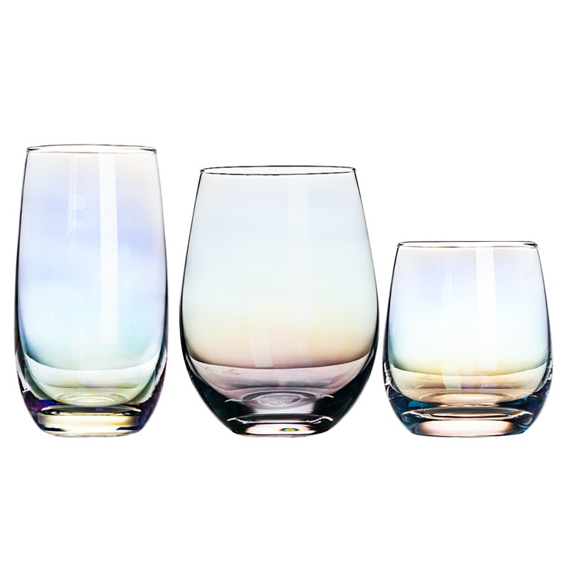 1pc Rainbow Colored Glass Cup