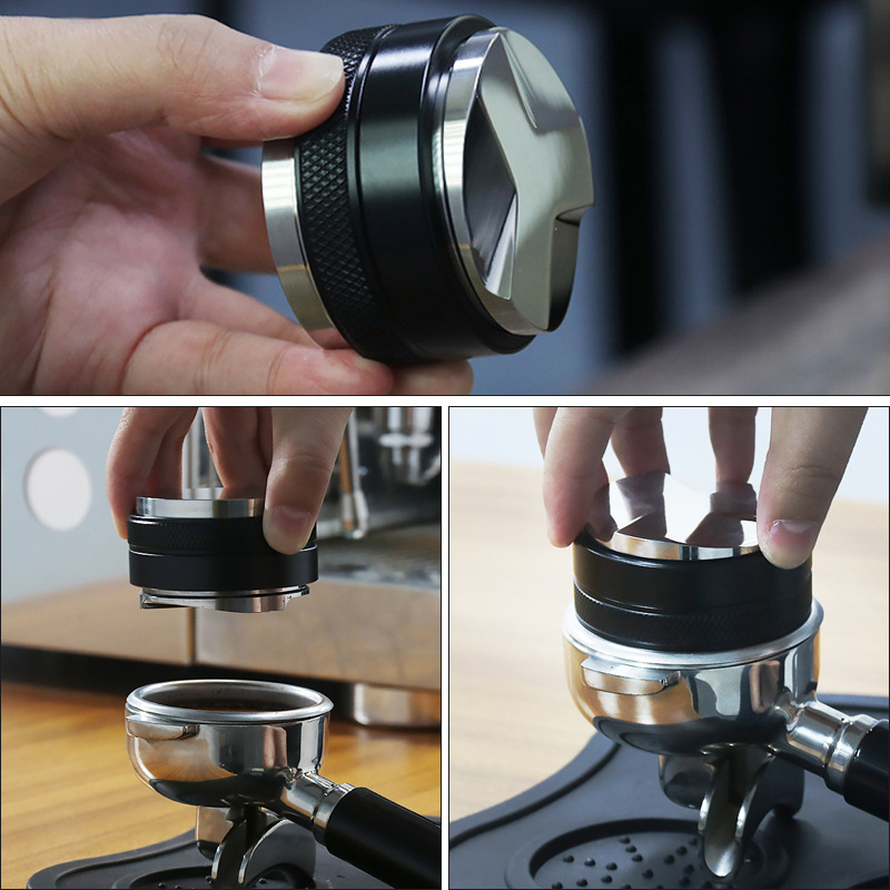 Nivelador 58mm- Nivelador para tamper café con cojín redondo