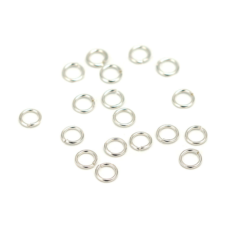 Open Jump Rings 925 Sterling Silver Open Circle Rings For - Temu