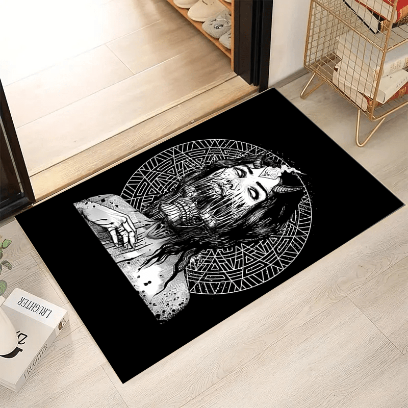 Halloween Decor Carpet Halloween Atmosphere Floor Mats - Temu