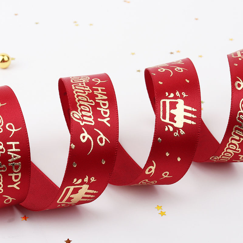 9 Meters Christmas Gold Letter Packaging Ribbon With Santa - Temu