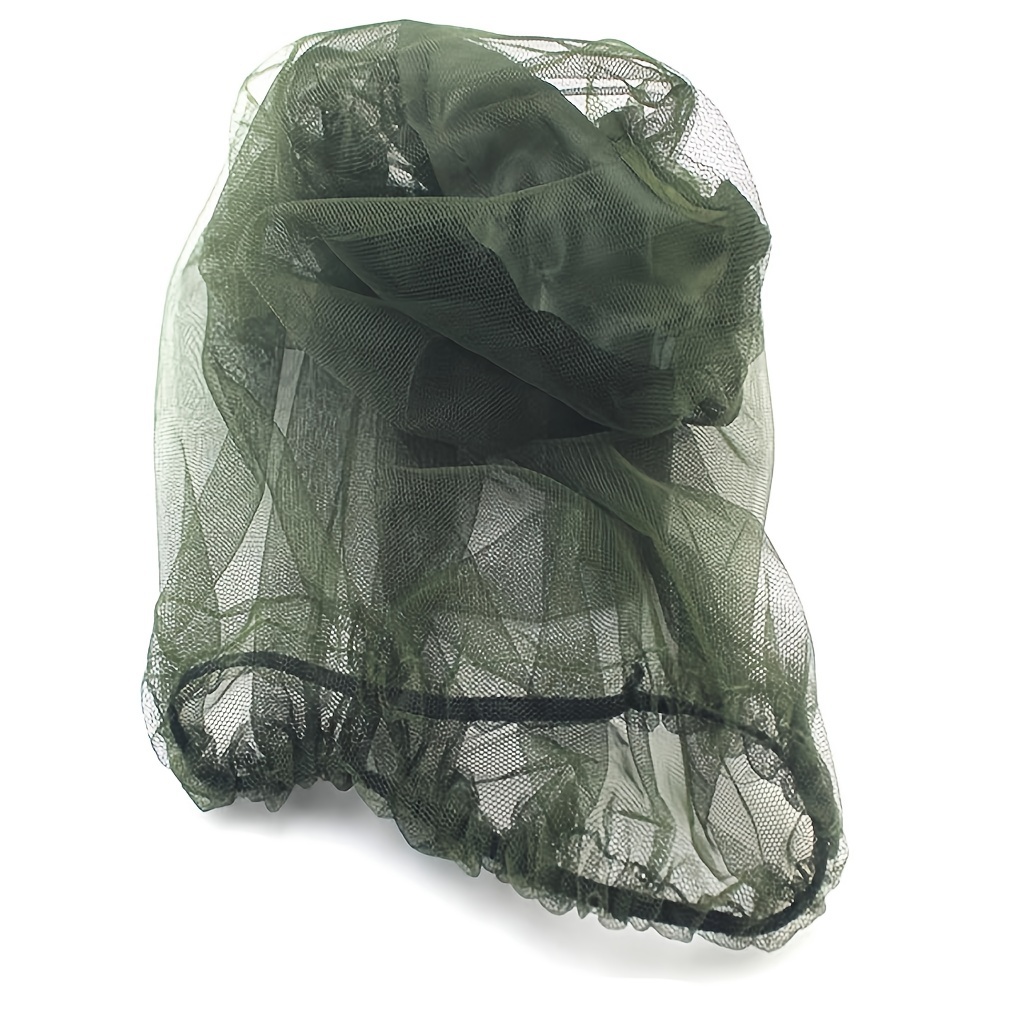 Green Anti mosquito Head Net Anti bee Mesh Head Face - Temu