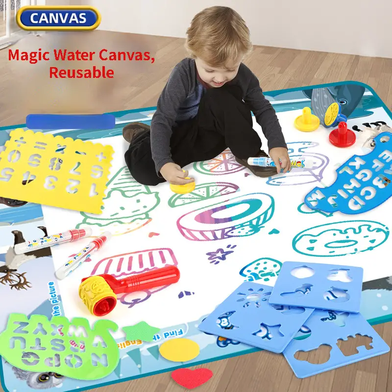 Amazing Water Canvas Can Be Used For Water Painting Board, Magic Color  Graffiti Blanket, Water Painting Book - Temu