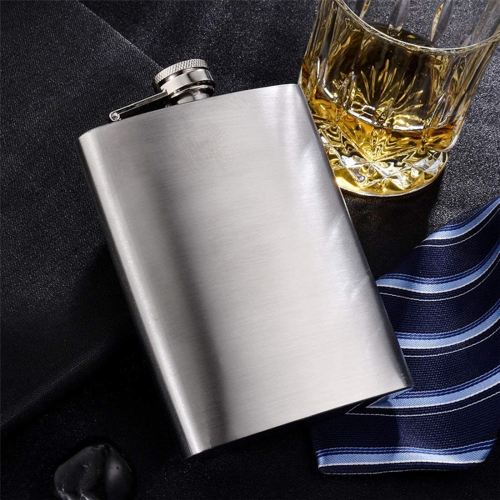 Studded Hip Flask Rhinestone Decor Stainless Steel Liquor - Temu