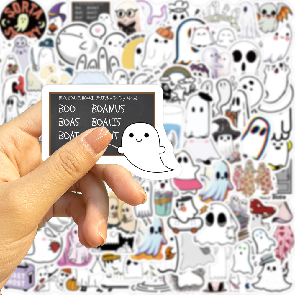 Cute Ghost Waterproof Sticker Set V2 