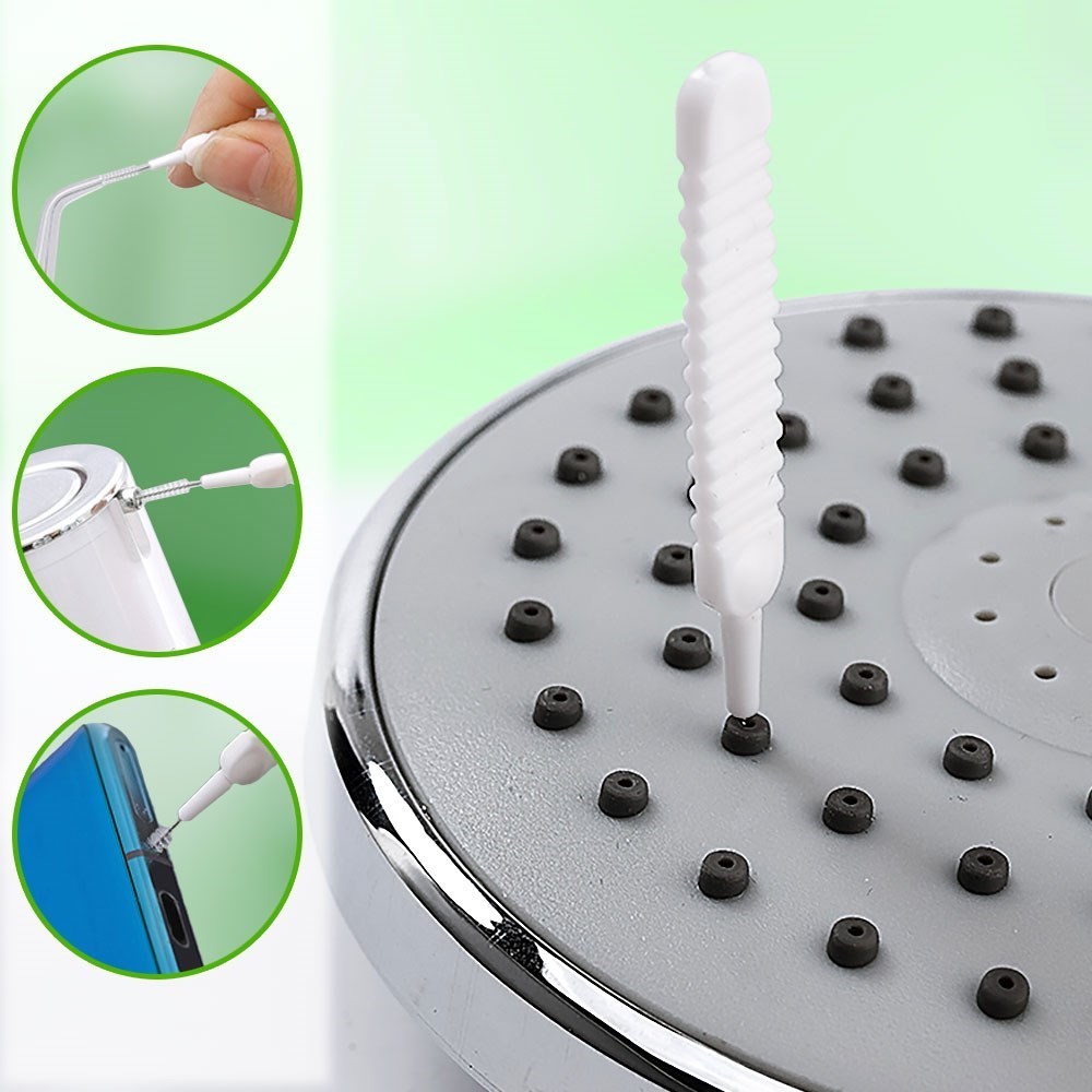 10pcs Shower Head Cleaning Brush Anti-Clogging Small Pore Cleaner