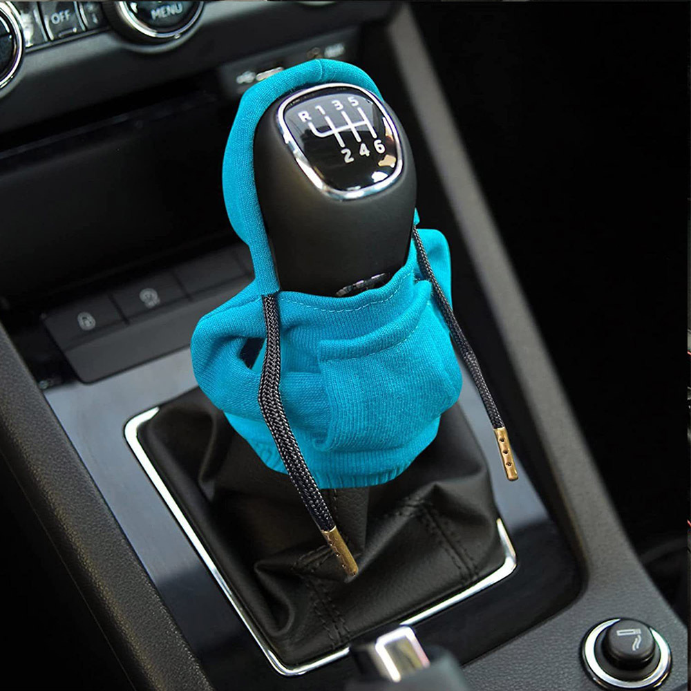 2p Car Shift Knob Hoodie Fashionable Car Accessories Interior Decoration  Universal Car Handle Change Gear Sweatshift Lever Cover - AliExpress