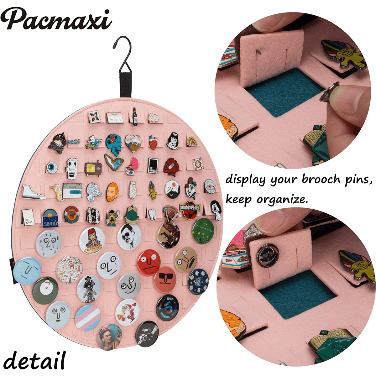 Wall Hanging Canvas For Brooch Jewelry Display Enamel Pin - Temu