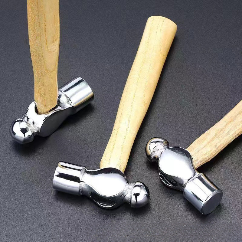 Mini Hammer Smashing Walnut Round Head Wooden Handle Hammer - Temu