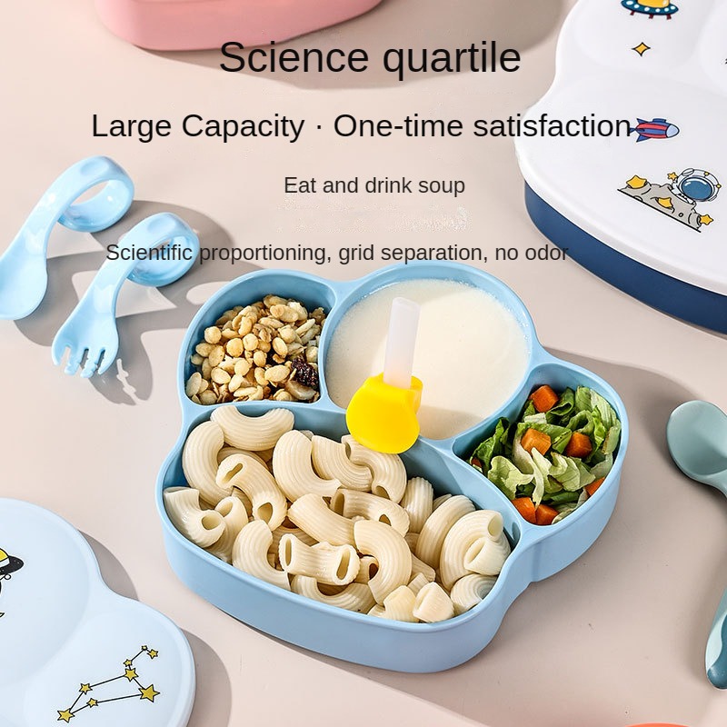 Baby Lunch Box With Cutlery Set And Straw Cute Cat Claw - Temu