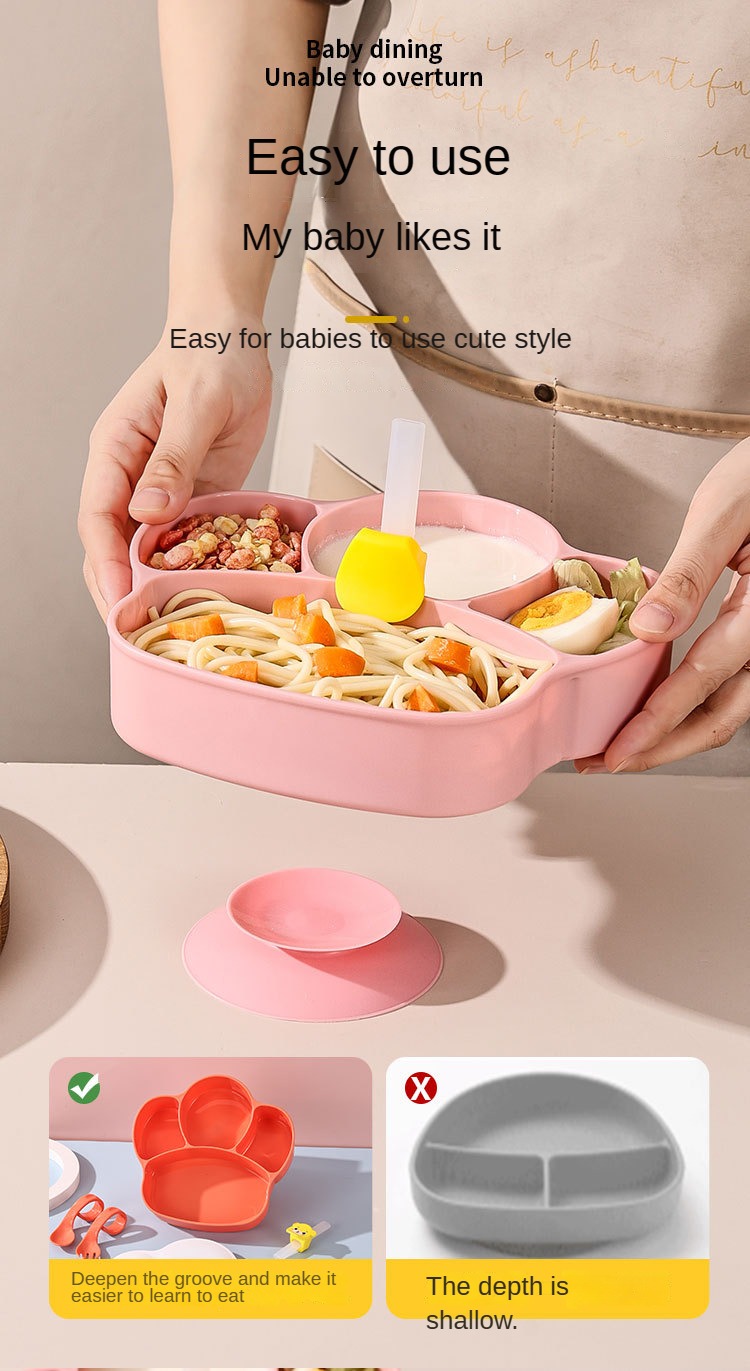 Baby Lunch Box With Cutlery Set And Straw Cute Cat Claw - Temu