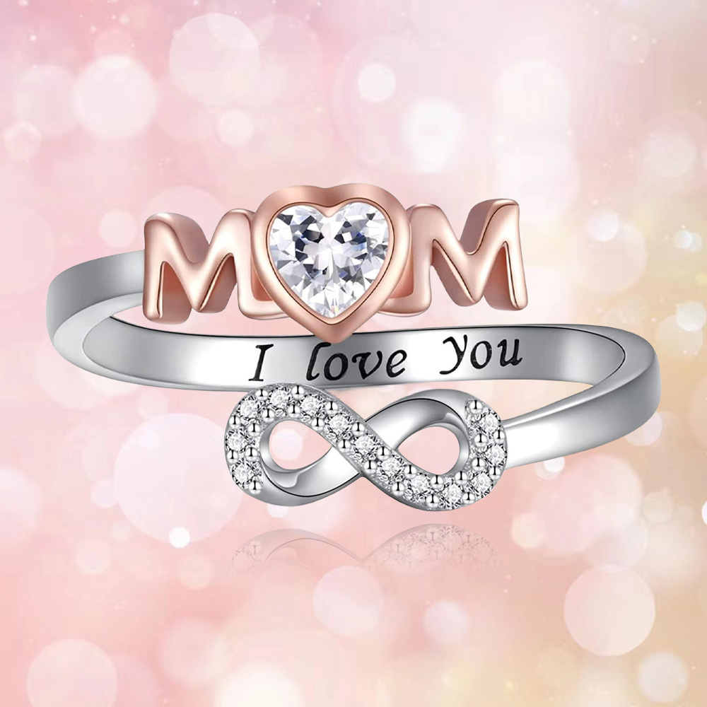 I love you mom on sale ring