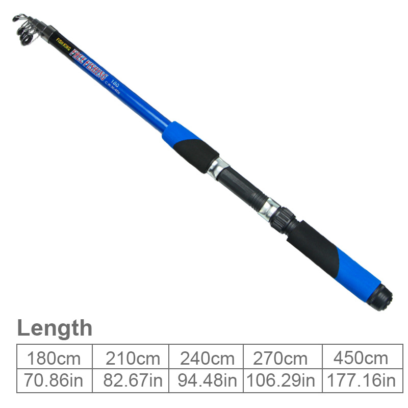 Ftk Telescopic Fishing Rod Comfortable Grip Fishing Tackle - Temu