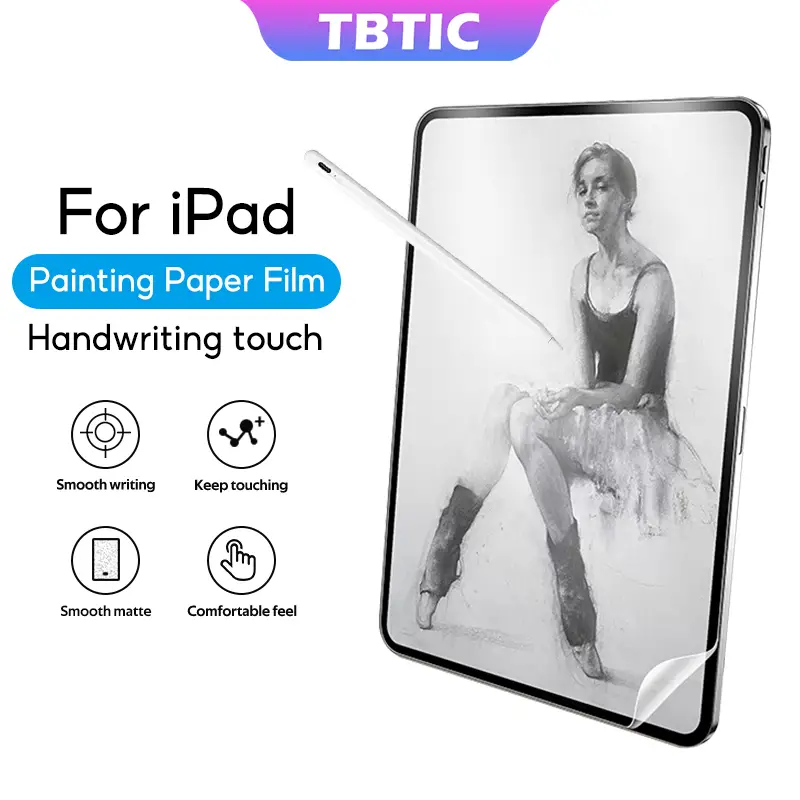 Matte Paperlike Screen Protector Compatible For Ipad 10 2022 - Temu
