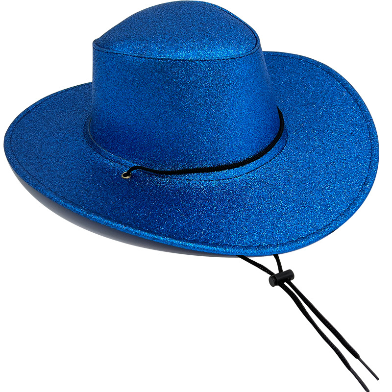 Blue Glitter Stetson Cowboy Hat