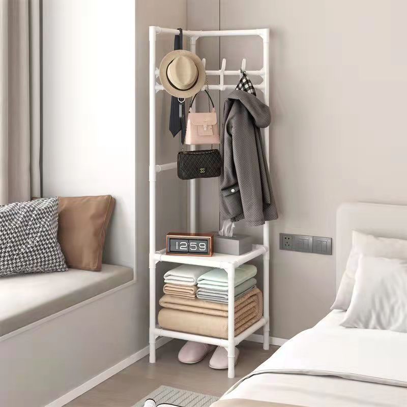 Plastic Corner Coat Rack Foyer Shoe Rack Free Standing Coat - Temu