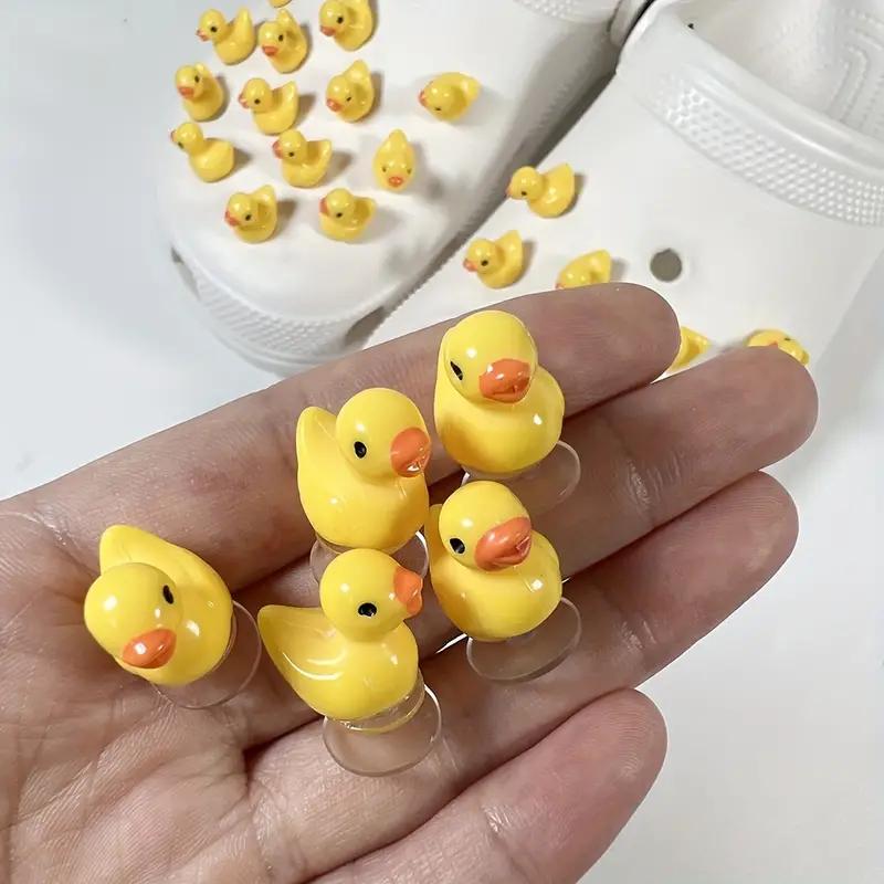  Duck Shoe Charms Set,3D Farm Animal Duck Charms