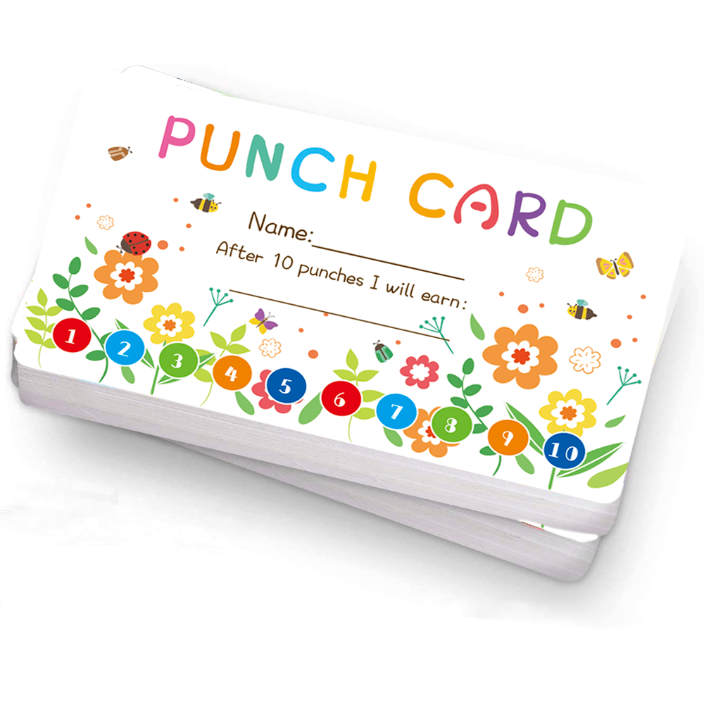 Punch Cards My Reward Cards Classroom Student Home Behavior - Temu