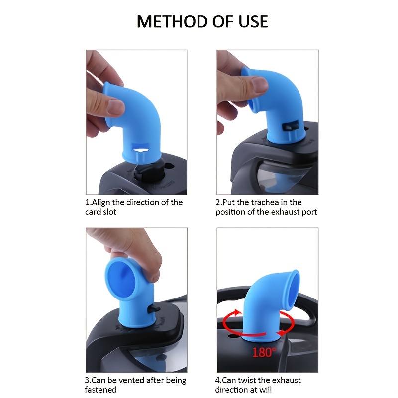 Silicone Steam Release Diverter: Enhance Your Instant Pot, Air Fryer & More  - Blue/Green
