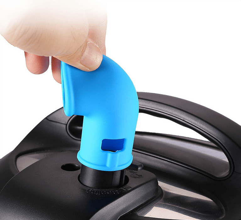 Silicone Steam Release Diverter: Enhance Your Instant Pot, Air Fryer & More  - Blue/Green