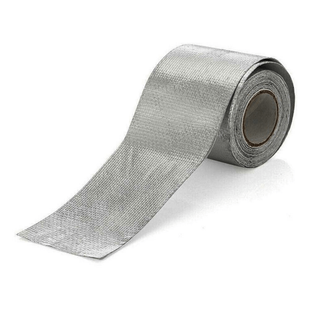 Aluminum Foil Thermal Barrier Tape Heat Reflective Adhesive Heat Shielding  High Temperature Bandage Tape （Gold/Silver） 