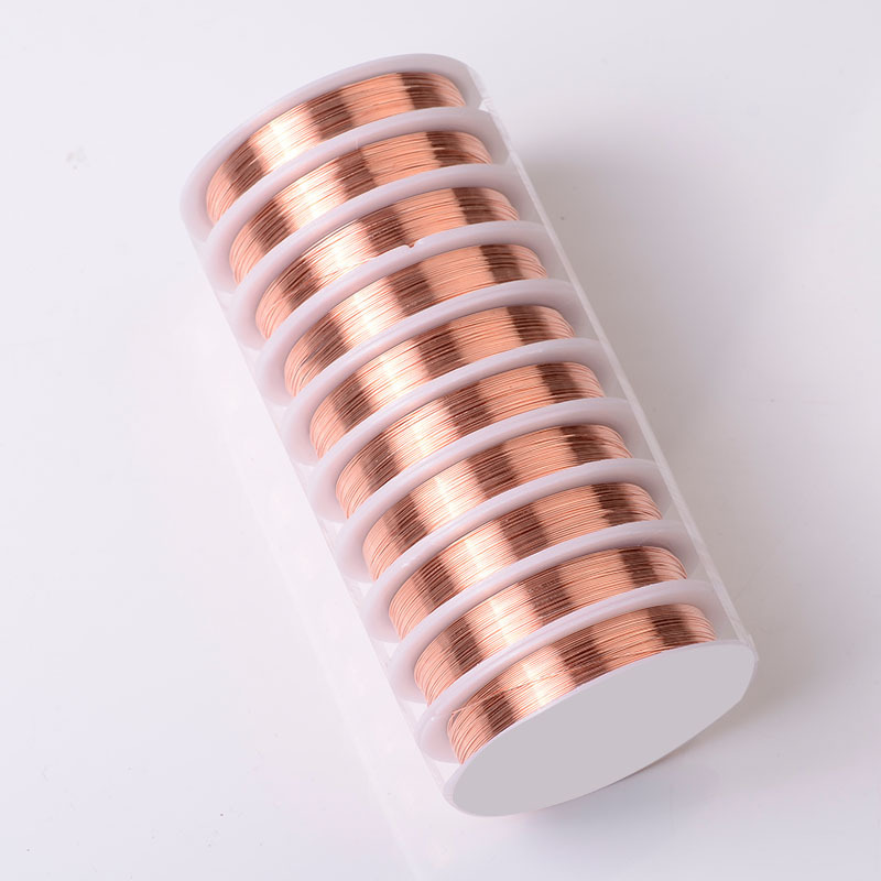 Fil de cuivre carré pour bijoux 0.8 mm anti-ternissement x6m