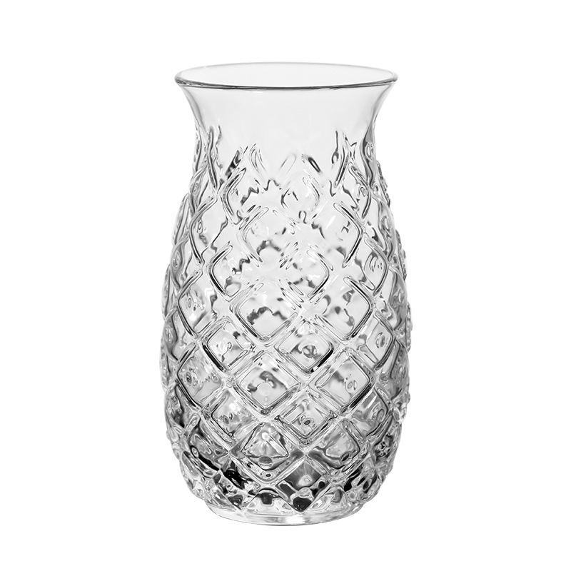 Brilliant - Pineapple Cocktail Glass Cup with Straw and Removable Lid, –  Wine And Tableware
