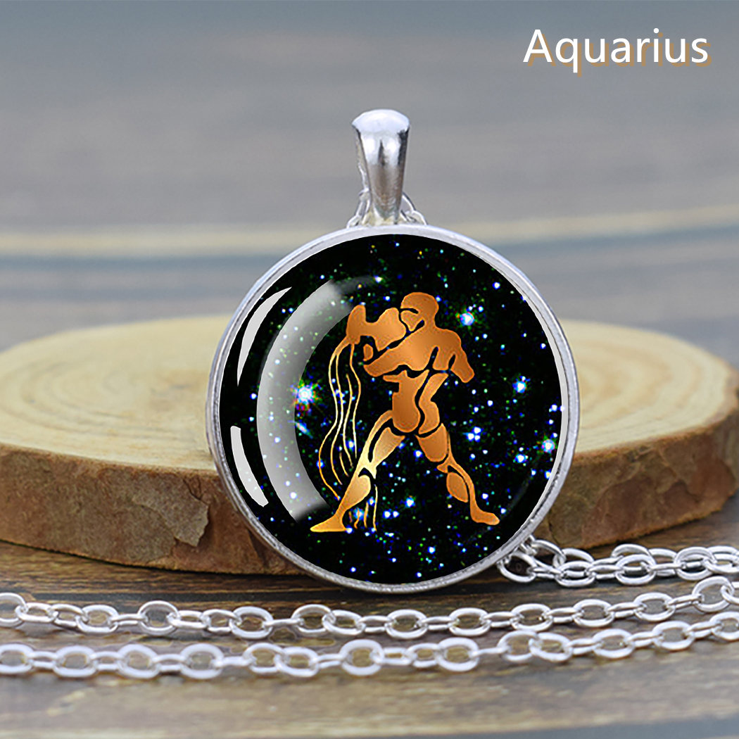 One Of 12 Constellation Zodiac Charms For Jewelry Making Pendant