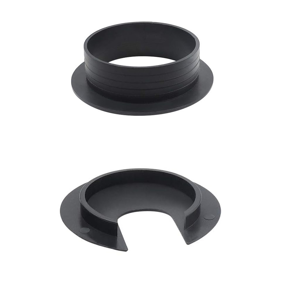 UtySty 2 Pack Office Desk Grommet 2'' Round Cable Hole Caps Cover Organizer  Stopper Cord Hider Buckle for Computer Desk Executive Standing Table