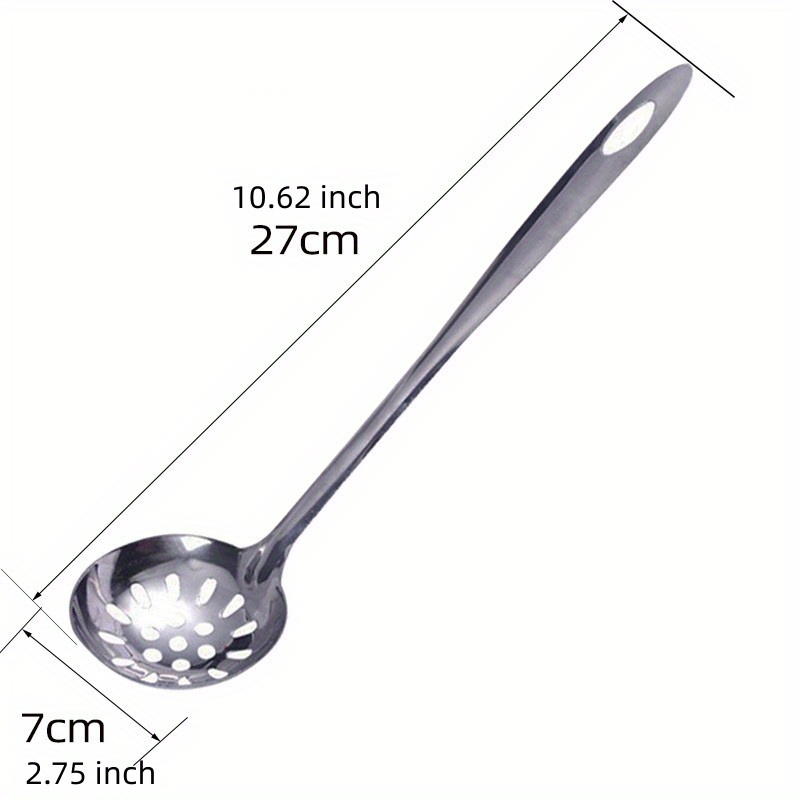 Stainless Steel Hangable Hot Pot Ladle Slotted - Temu