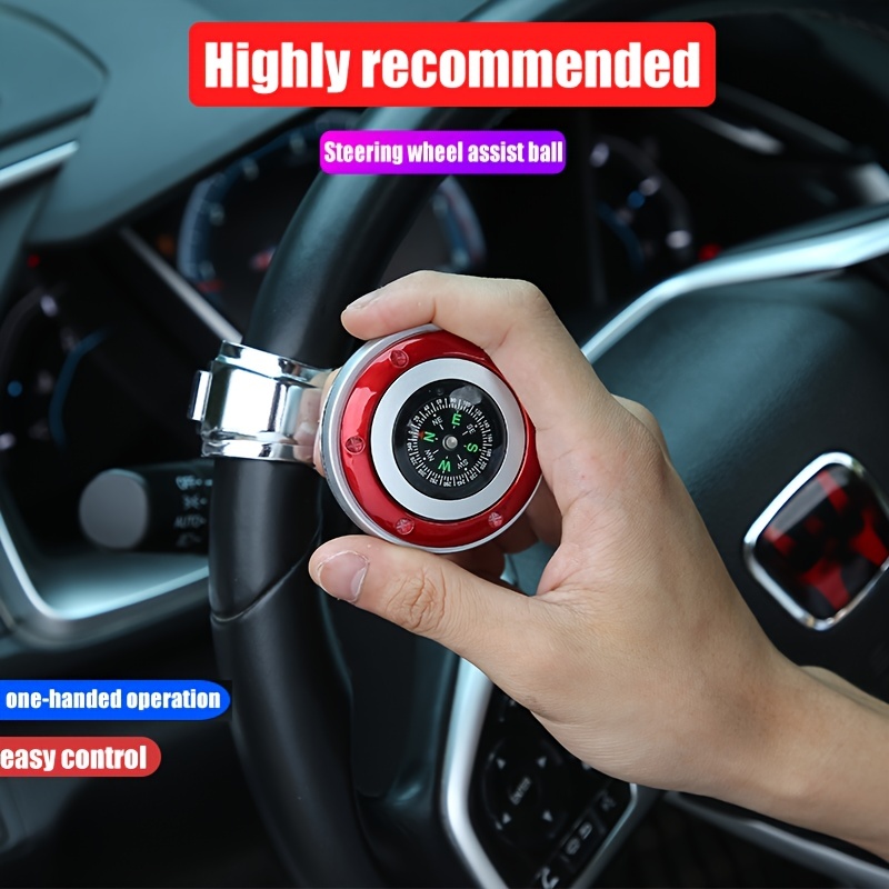 Steering Wheel Spinner Knob Universal Rotating Car Turning - Temu United  Arab Emirates