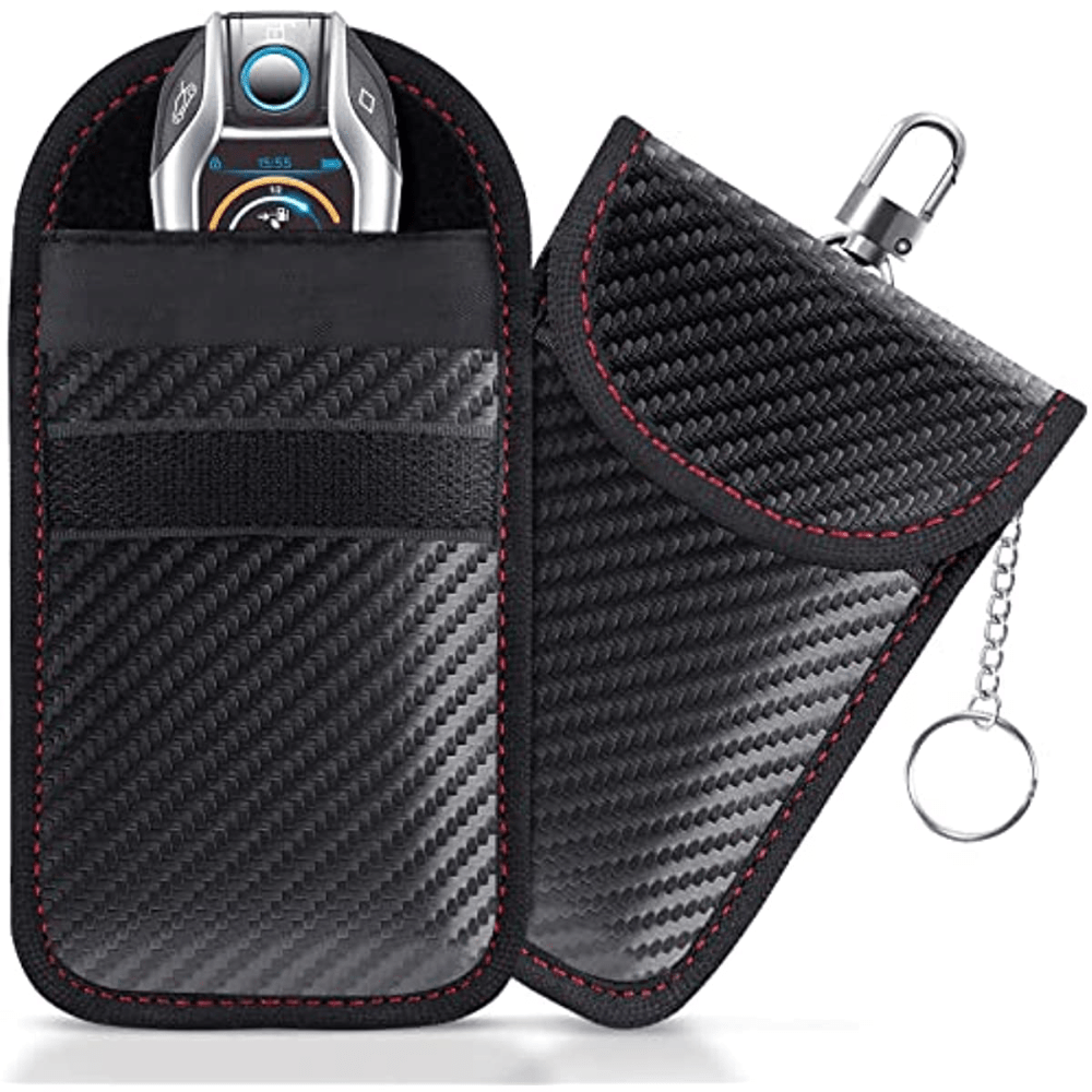 Faraday Bag For Key Fob 2 Pack Faraday Cage Protector Car Rfid Signal  Blocking Anti Theft Pouch Anti Hacking Case Blocker Carbon Fiber Texture -  Automotive - Temu Germany