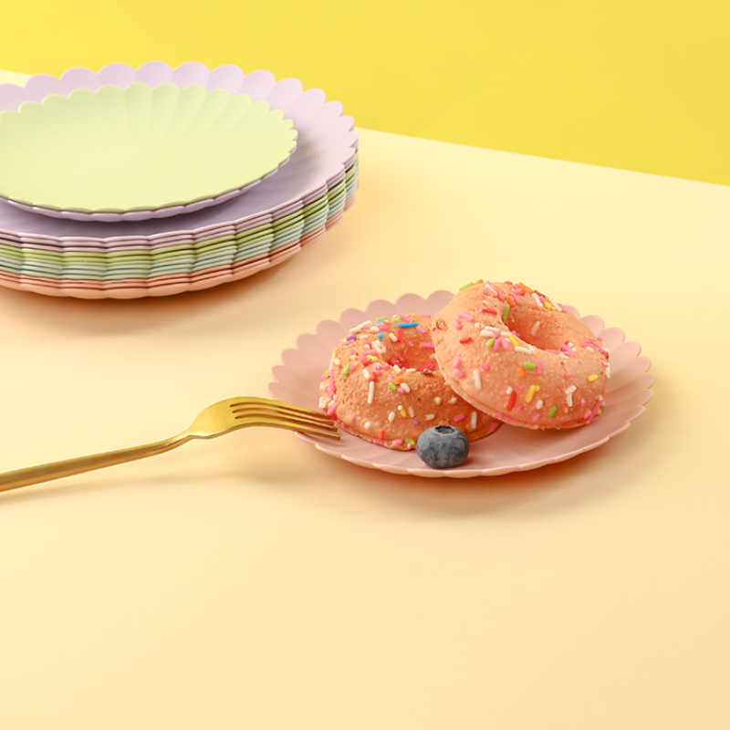 Plastic Dim Sum Cake Plate Table Small Plate Family Bone Temu