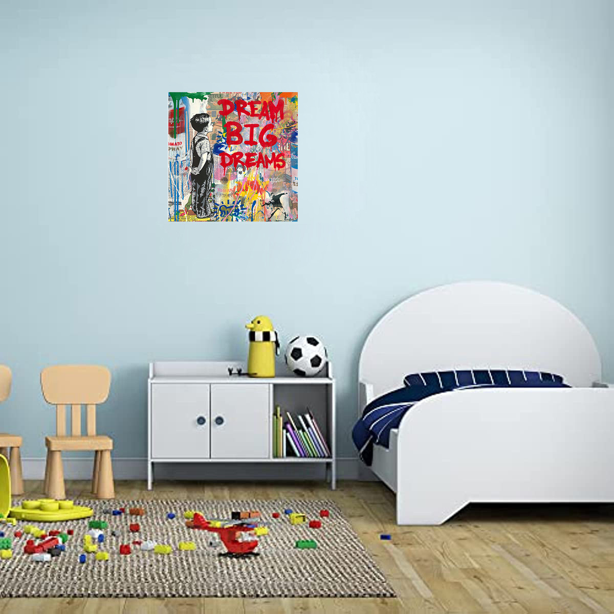 graffiti kids room art canvas paintings