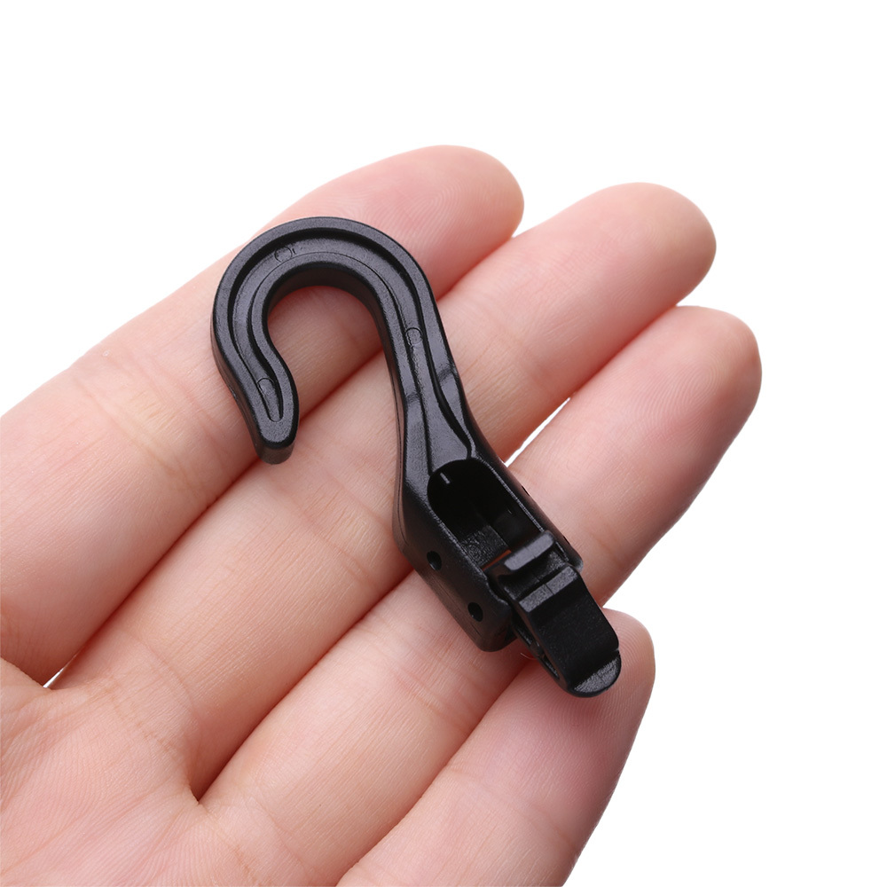 10pcs Plastic Rope Buckle, Open End Cord Straps Hooks, Snap Boat Kayak  Elastic Ropes Buckles, Camping Tent Hook, Outdoor Tool